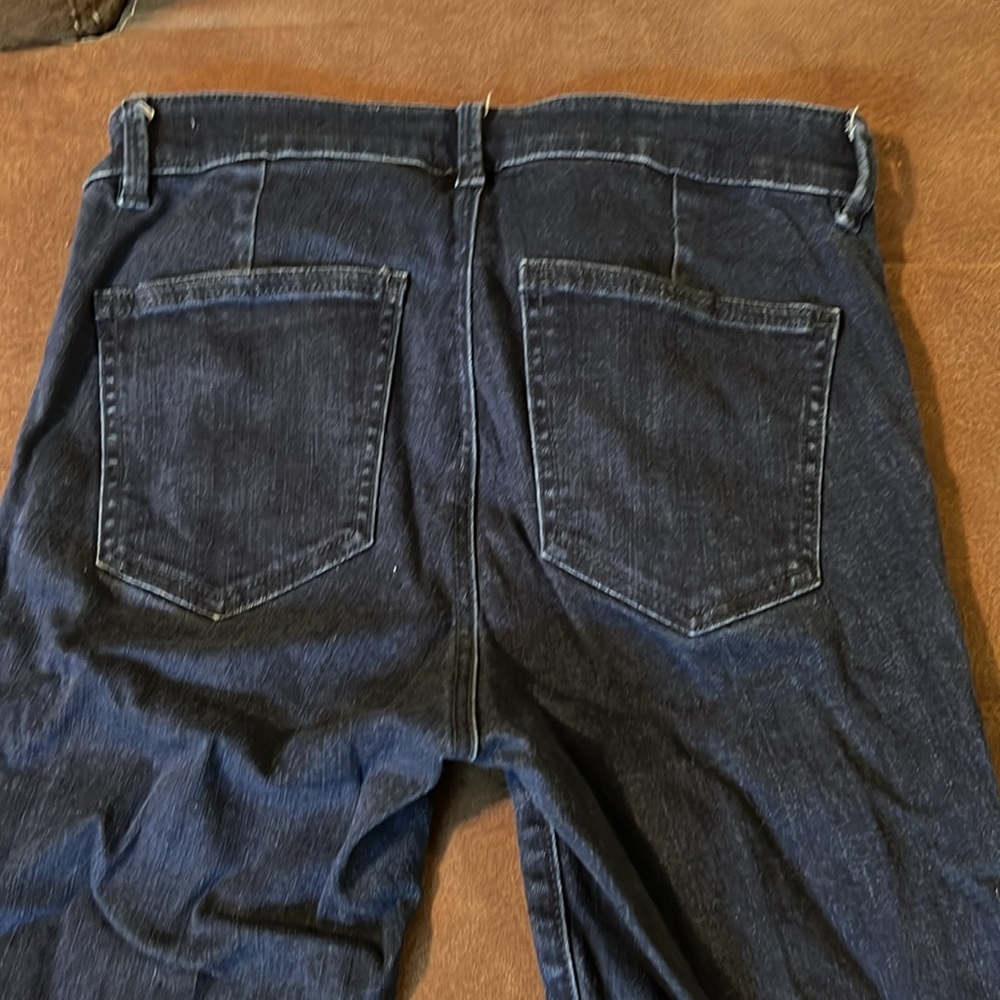Ann Taylor - Navy Blue High-Waisted Women's Jeans - Picture 4 of 7